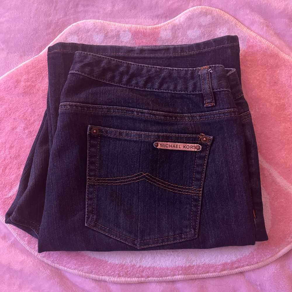 michael kors flare/wide leg jeans